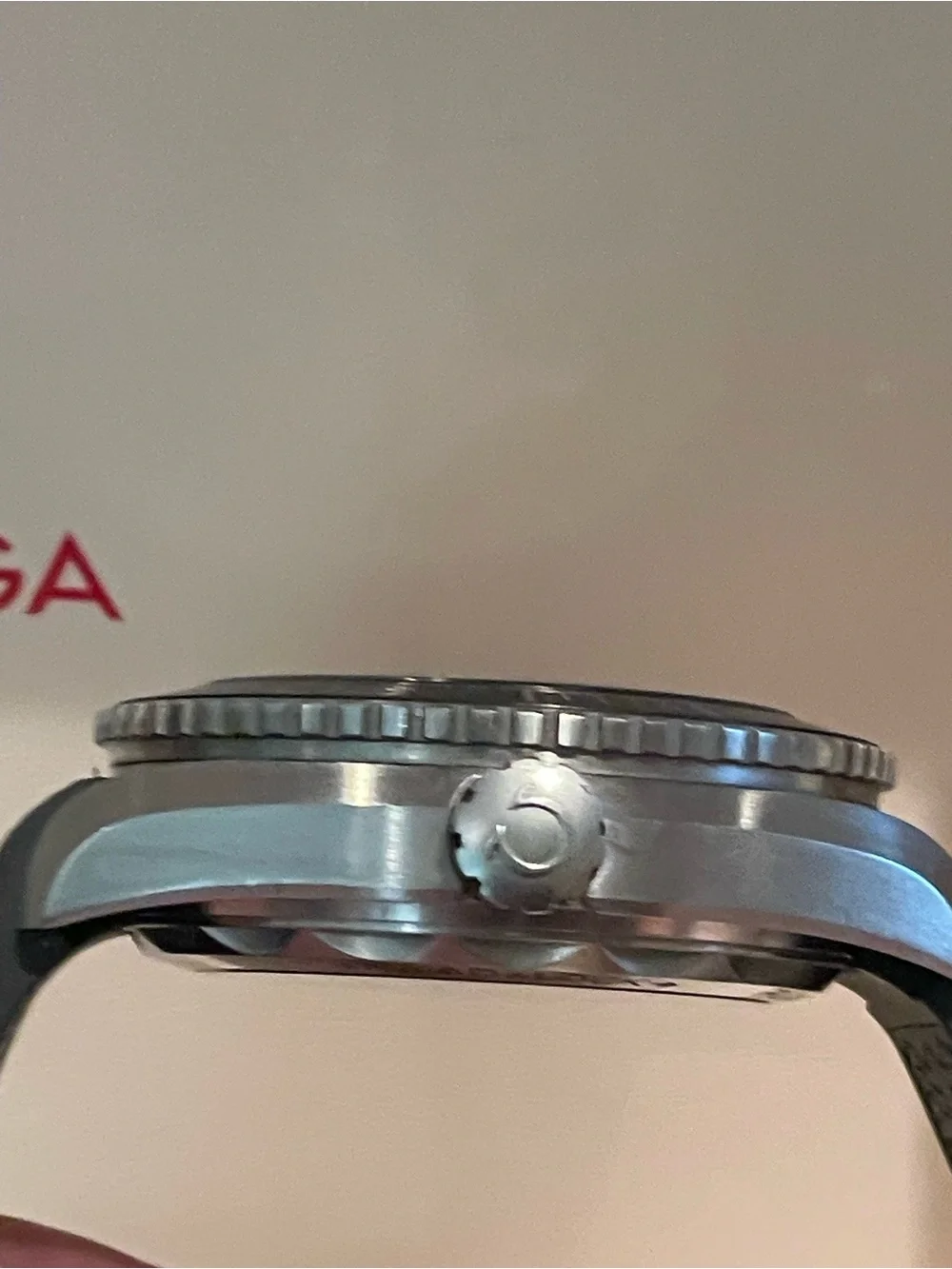 Omega Seamaster Professional Black and Silver Dive Watch